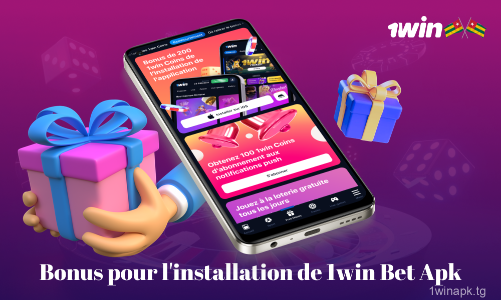 En téléchargeant l'application mobile 1win Togo, vous recevrez 200 points de fidélité qui peuvent être échangés contre de l'argent réel